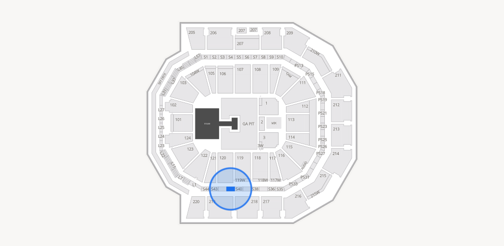 Moody Center ATX Seating Chart