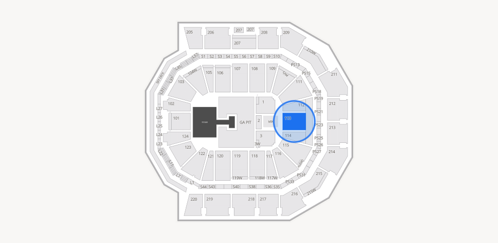 Moody Center ATX Seating Chart
