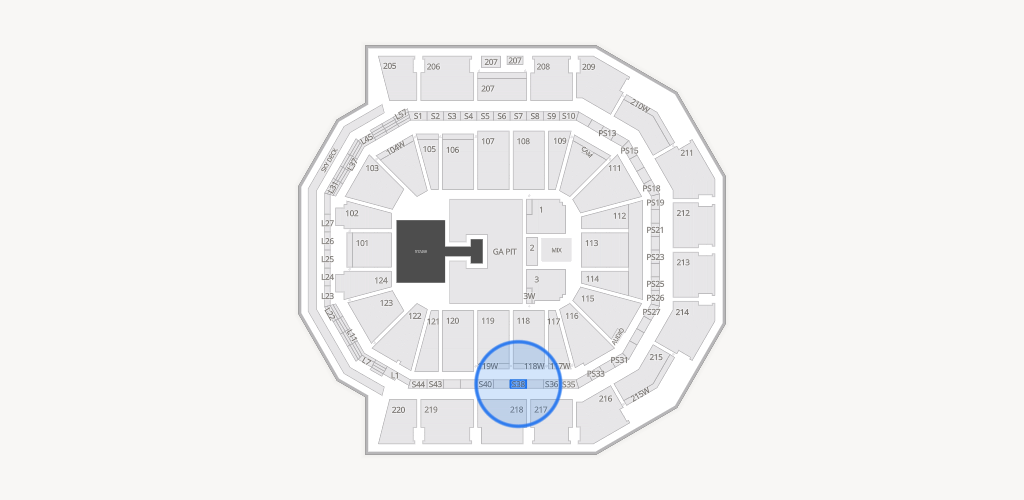 Moody Center ATX Seating Chart