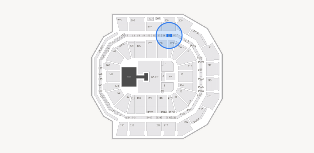 Moody Center ATX Seating Chart