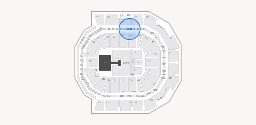 Moody Center ATX Seating Chart