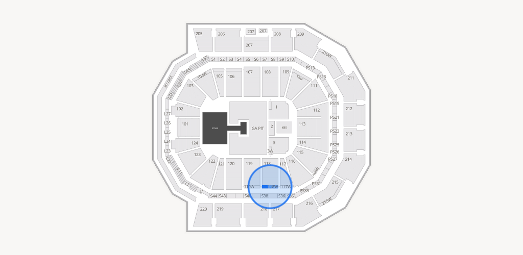 Moody Center ATX Seating Chart