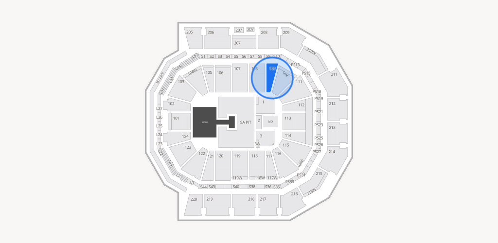 Moody Center ATX Seating Chart