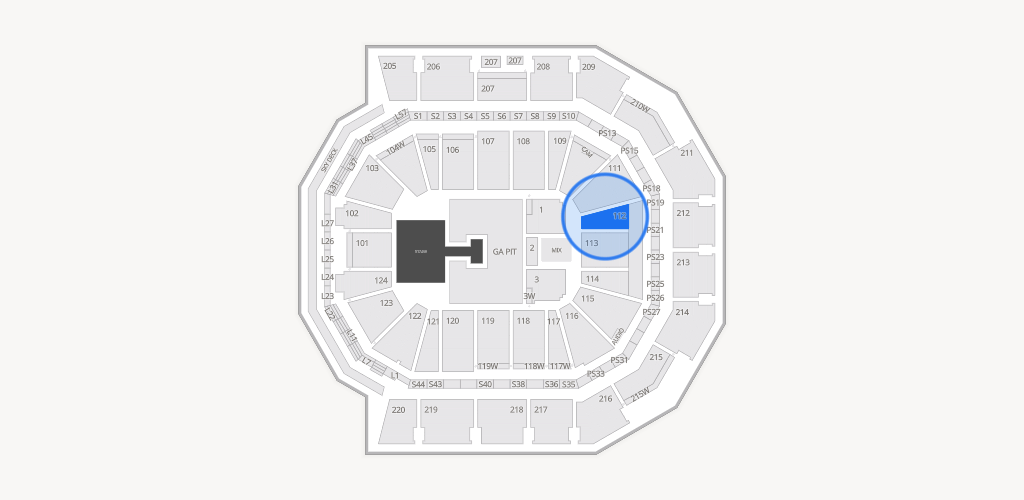 Moody Center ATX Seating Chart