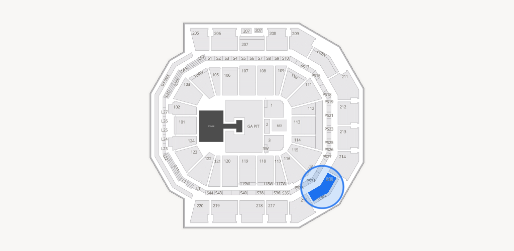 Moody Center ATX Seating Chart