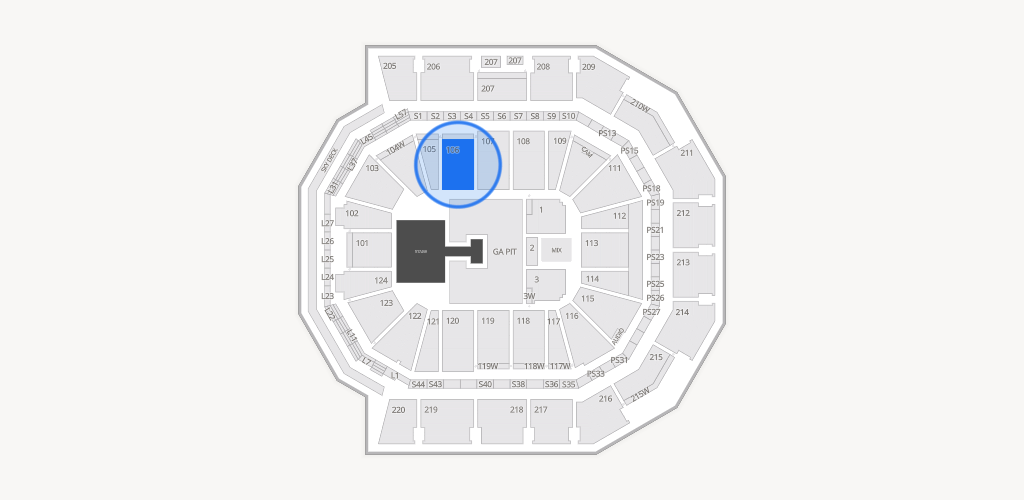 Moody Center ATX Seating Chart