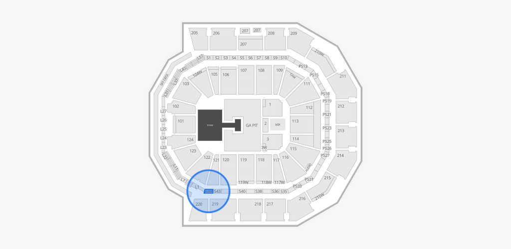 Moody Center ATX Seating Chart