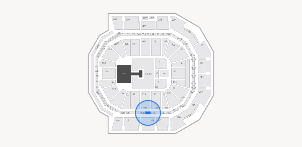 Moody Center ATX Seating Chart