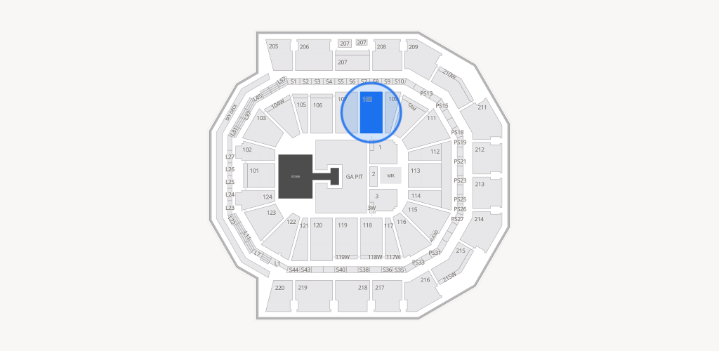 Moody Center ATX Seating Chart