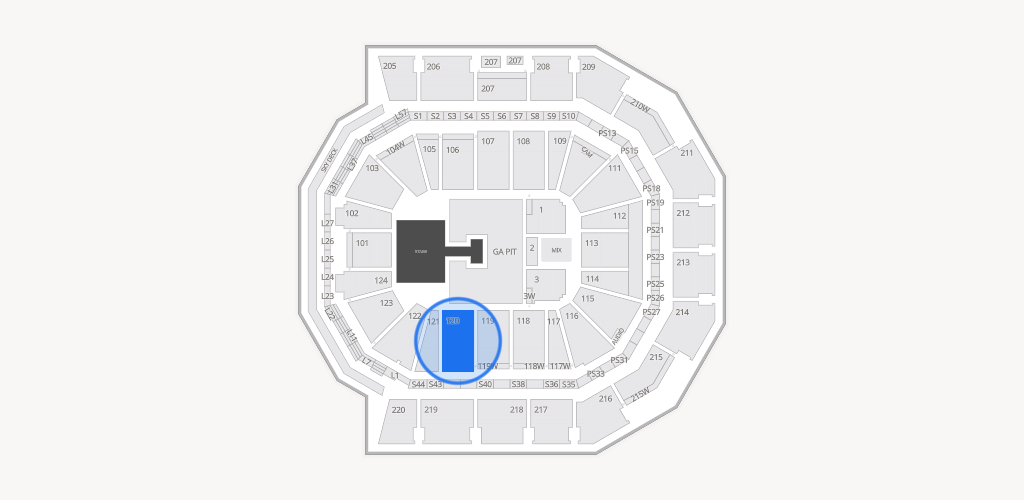 Moody Center ATX Seating Chart