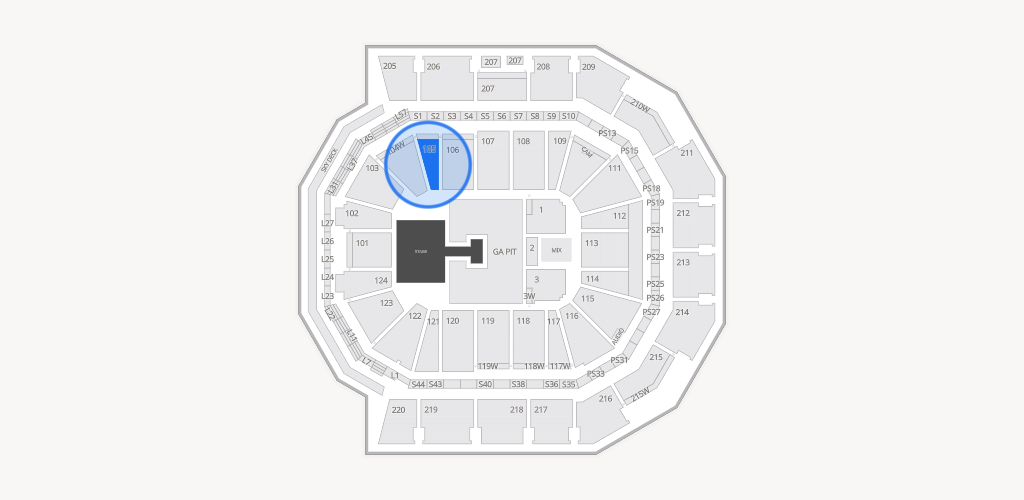 Moody Center ATX Seating Chart