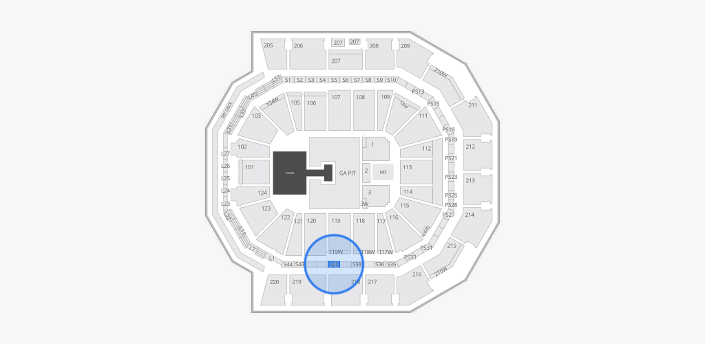 Moody Center ATX Seating Chart