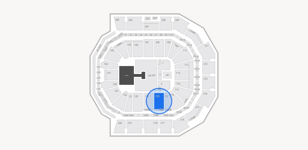 Moody Center ATX Seating Chart
