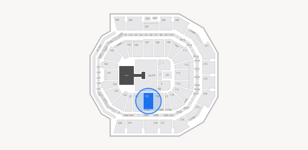 Moody Center ATX Seating Chart