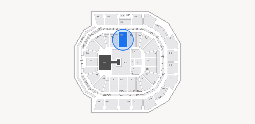 Moody Center ATX Seating Chart