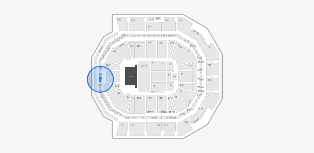 Moody Center ATX Seating Chart