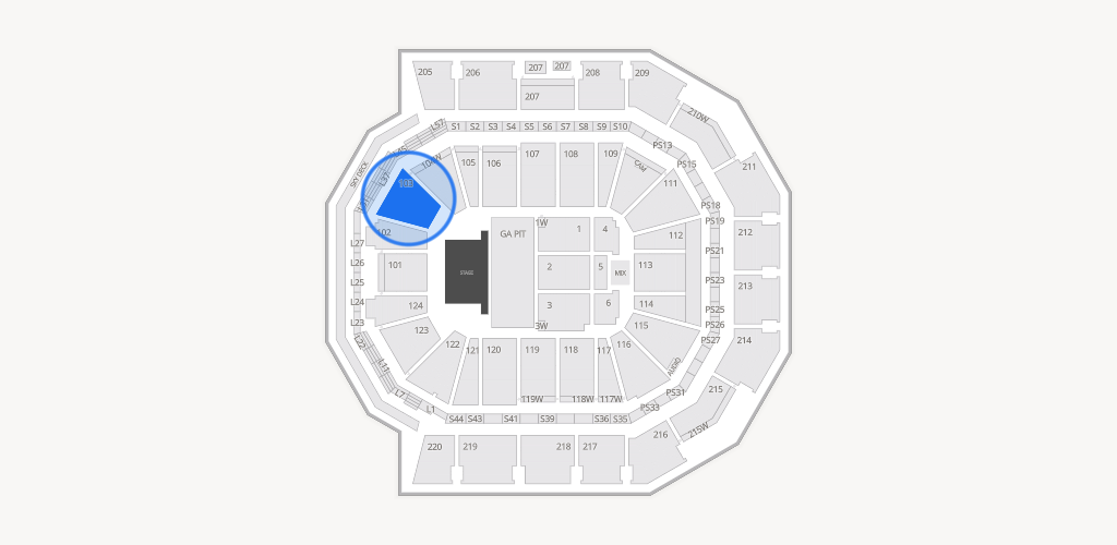 Moody Center ATX Seating Chart