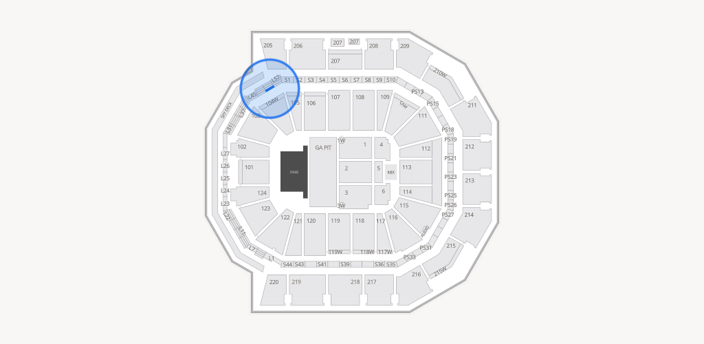 Moody Center ATX Seating Chart