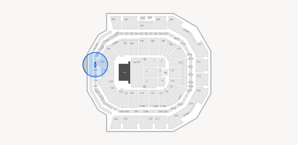 Moody Center ATX Seating Chart