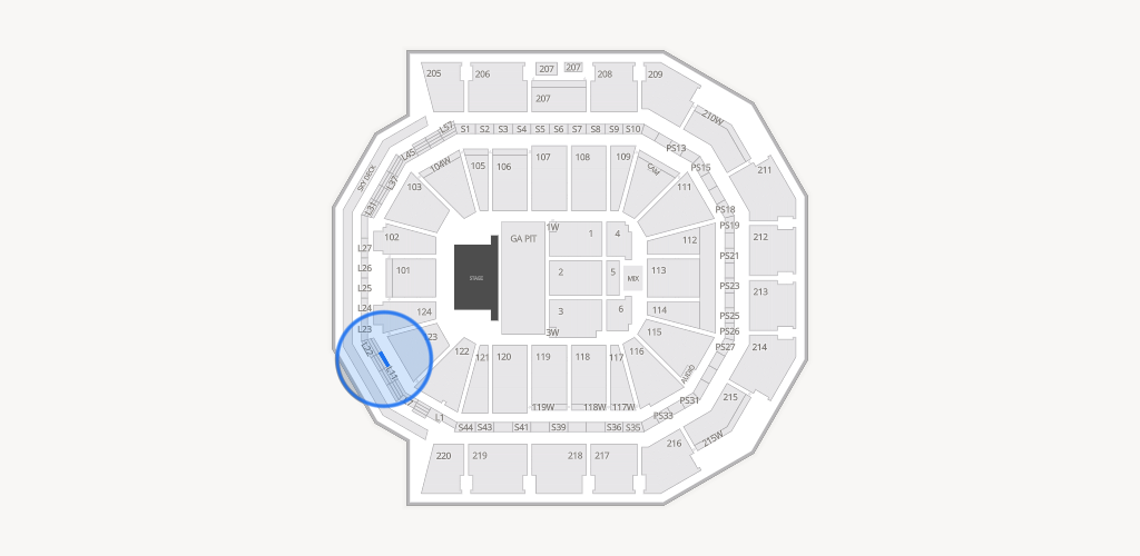 Moody Center ATX Seating Chart