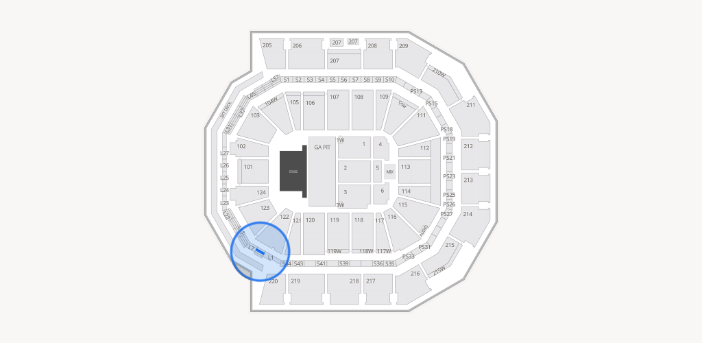 Moody Center ATX Seating Chart