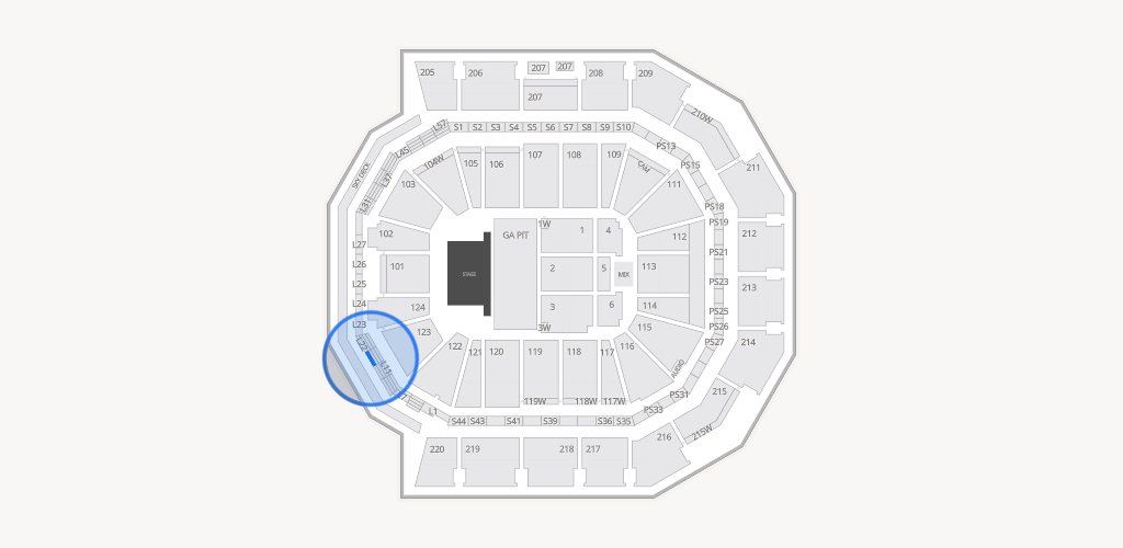 Moody Center ATX Seating Chart