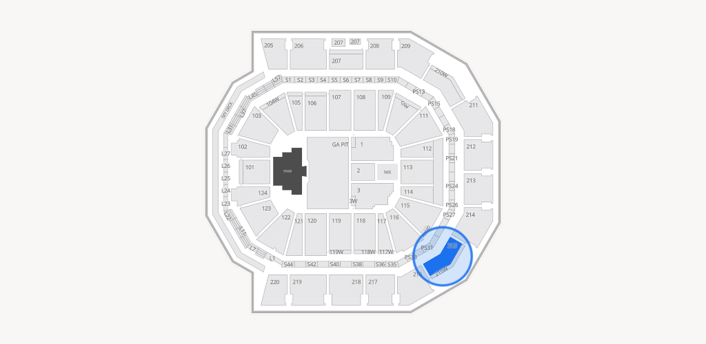 Moody Center ATX Seating Chart