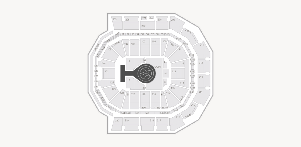 Moody Center ATX Seating Chart