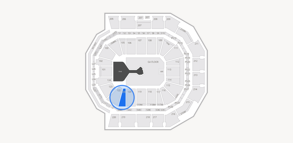 Moody Center ATX Seating Chart