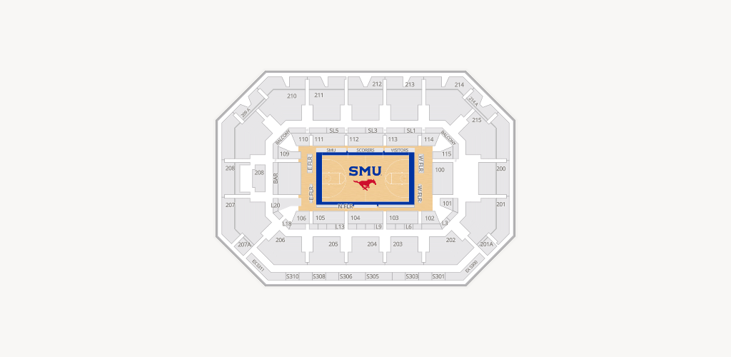 Moody Coliseum Seating Chart