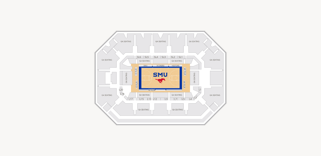 Moody Coliseum Seating Chart