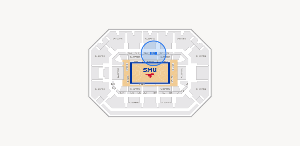 Moody Coliseum Seating Chart