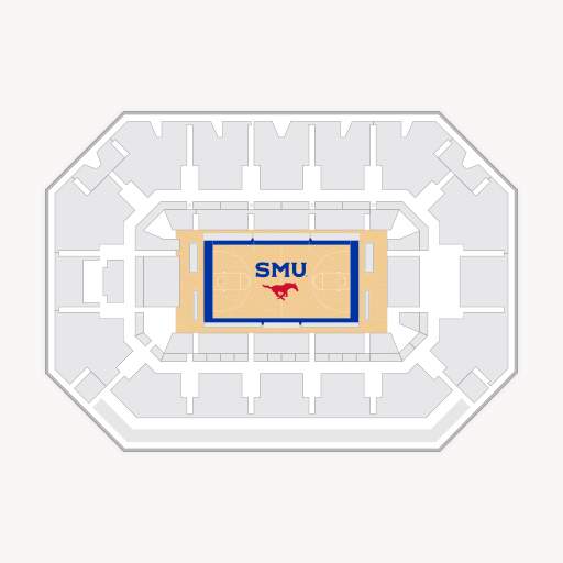 Moody Coliseum seating chart