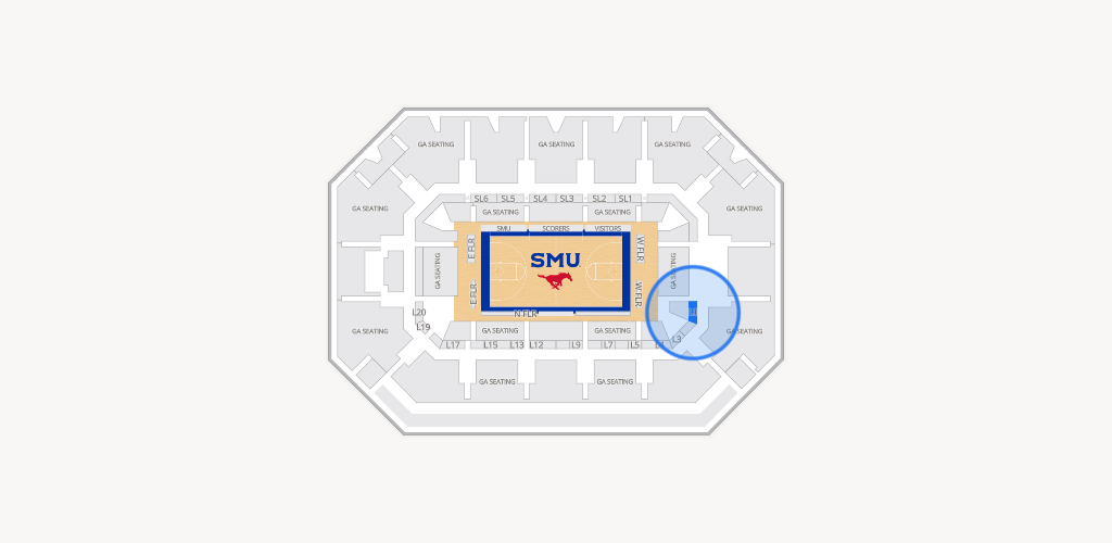 Moody Coliseum Seating Chart