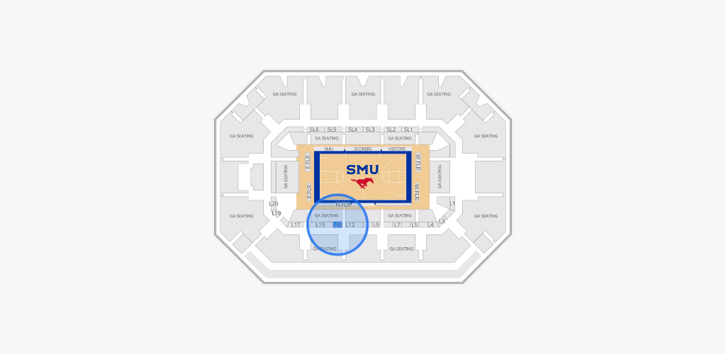 Moody Coliseum Seating Chart