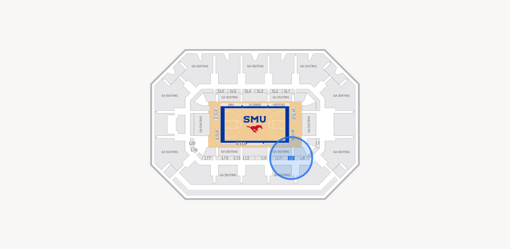 Moody Coliseum Seating Chart