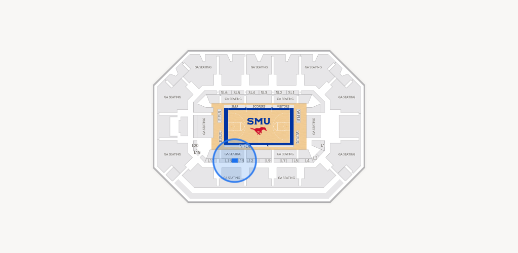 Moody Coliseum Seating Chart