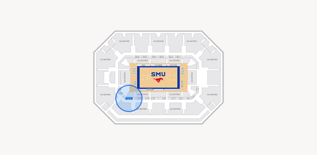 Moody Coliseum Seating Chart