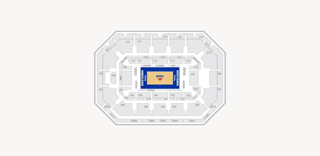 Moody Coliseum Seating Chart