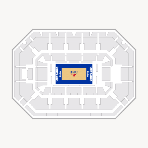Moody Coliseum seating chart