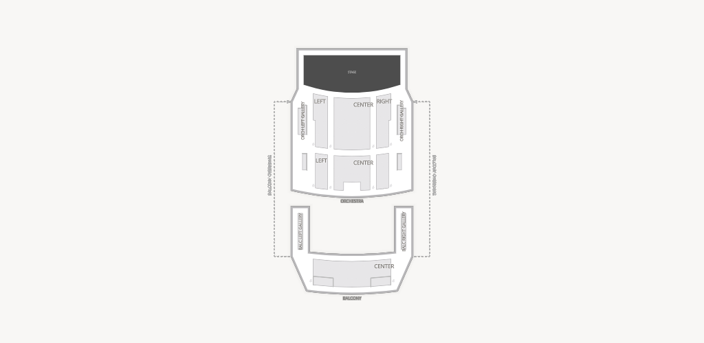 Moody Performance Hall Seating Chart