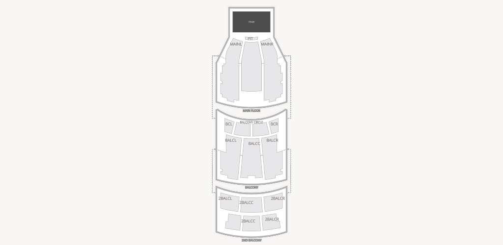 Moore Theatre - Seattle Seating Chart