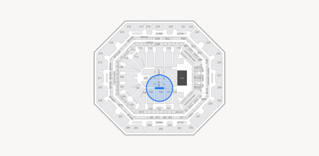 Mortgage Matchup Center Seating Chart