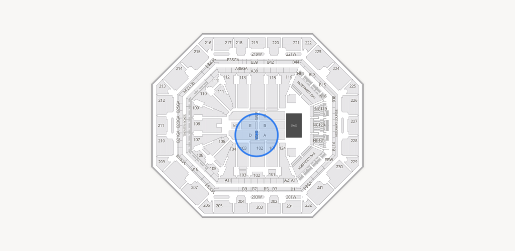 Mortgage Matchup Center Seating Chart