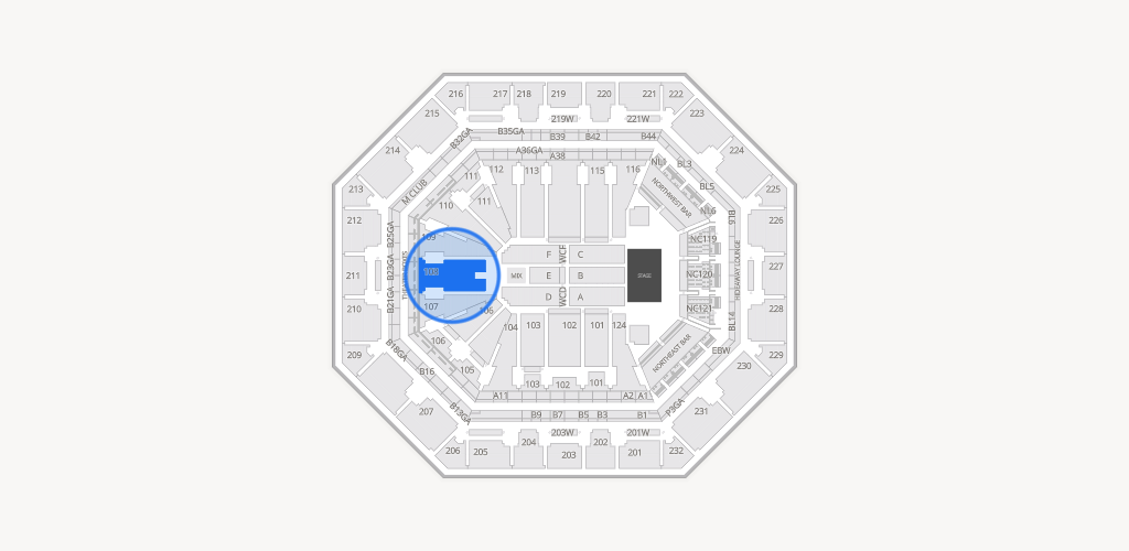 Mortgage Matchup Center Seating Chart