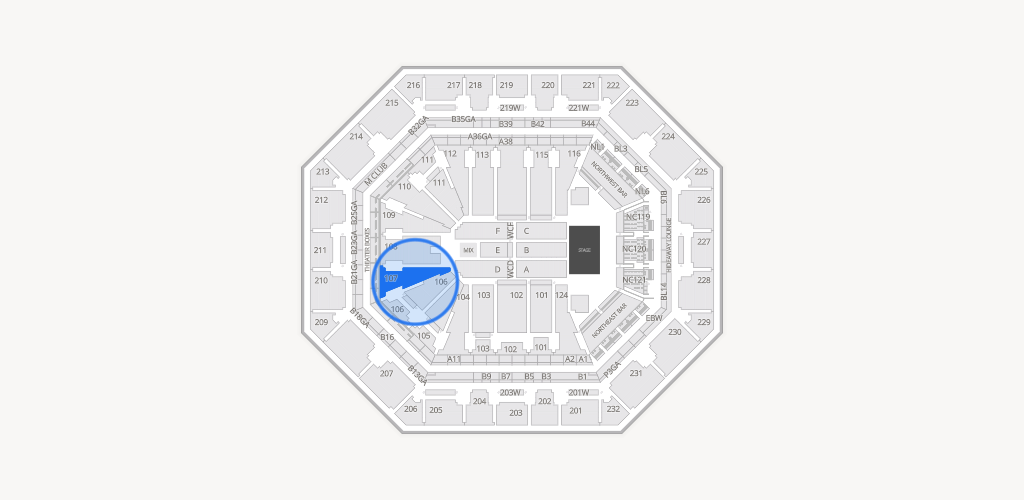 Mortgage Matchup Center Seating Chart