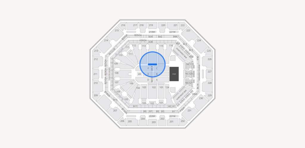 Mortgage Matchup Center Seating Chart
