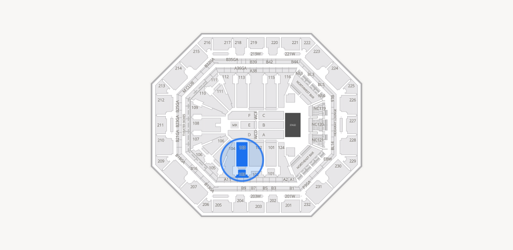 Mortgage Matchup Center Seating Chart