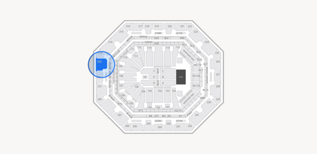 Mortgage Matchup Center Seating Chart