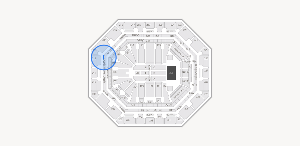 Mortgage Matchup Center Seating Chart